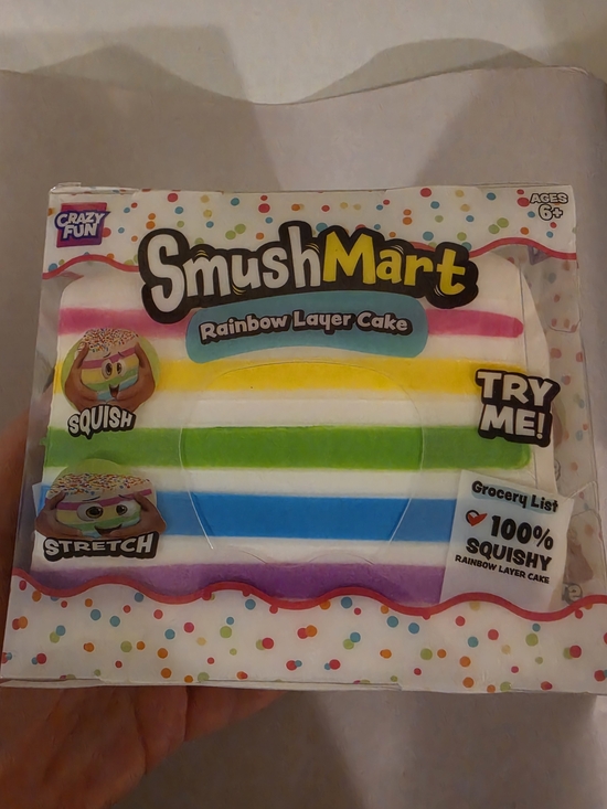 Other - RMS ShumshMart Rainbow Layer Cake Slice Squishy 🍰